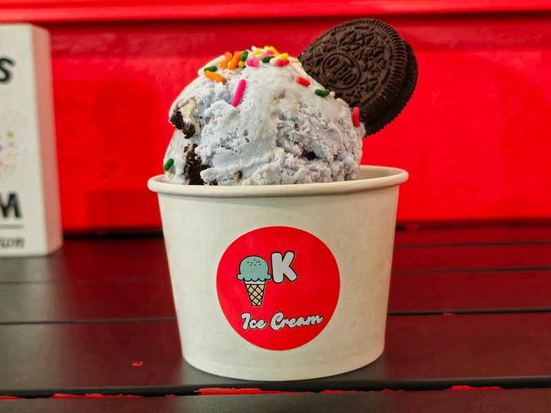 Cookie Monster Oreo ice cream